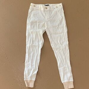 Vince cream linen joggers